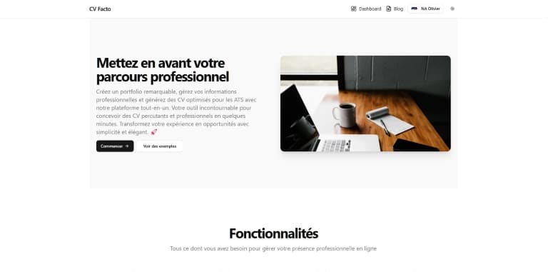 portfolio CV Facto